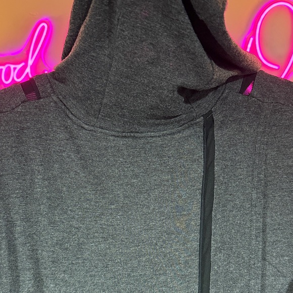 ALO Yoga Vintage Charcoal Hoodie S - Picture 8 of 10